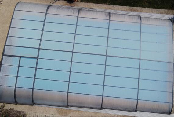 Réalisation d'un abri de piscine Gustave Rideau à Juscorps pour Gaëtan