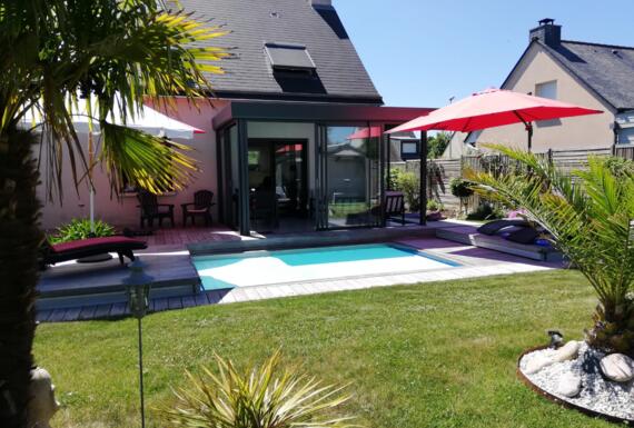 Réalisation d'une véranda Gustave Rideau à Bruz pour Sylviane et Denis