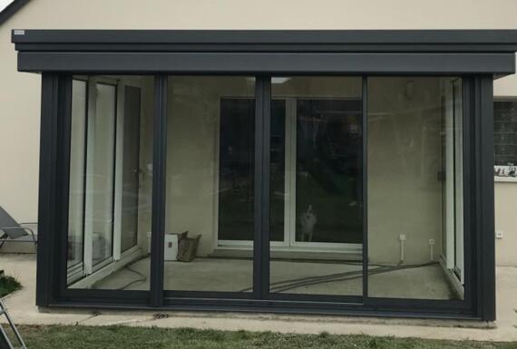 Réalisation d'une véranda Gustave Rideau à Rouziers-de-Touraine pour Bérengère et Julien