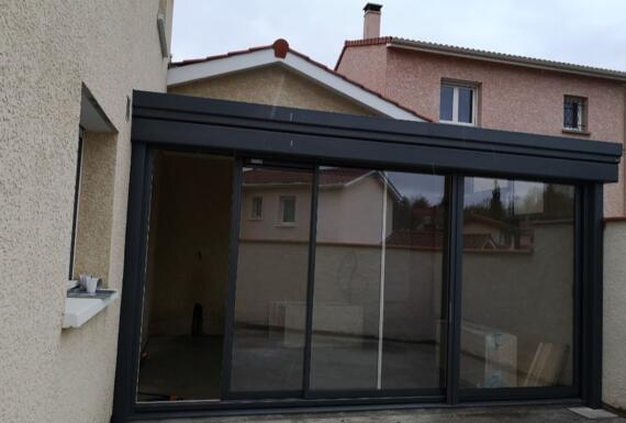 Réalisation d'une véranda Gustave Rideau à Montagny pour Thierry