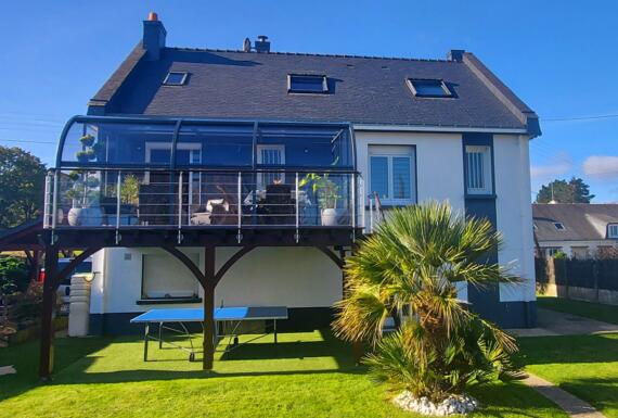Réalisation d'un abri de terrasse Gustave Rideau à Missillac pour David