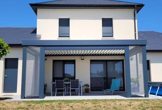 Réalisation d'une pergola Gustave Rideau à Sainte-Radegonde pour Jérôme