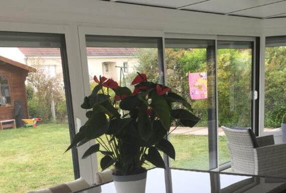 Réalisation d'une véranda Gustave Rideau à Neuvy-En-Sullias pour Chrystel