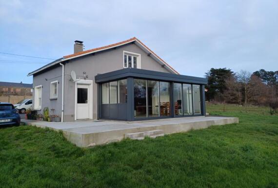 Réalisation d'une extension de maison Gustave Rideau à Pornichet pour Corinne