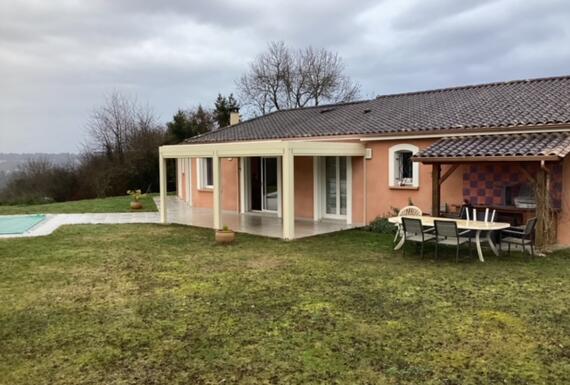 Réalisation d'une pergola Gustave Rideau à Tocane-Saint-Apre pour Philippe
