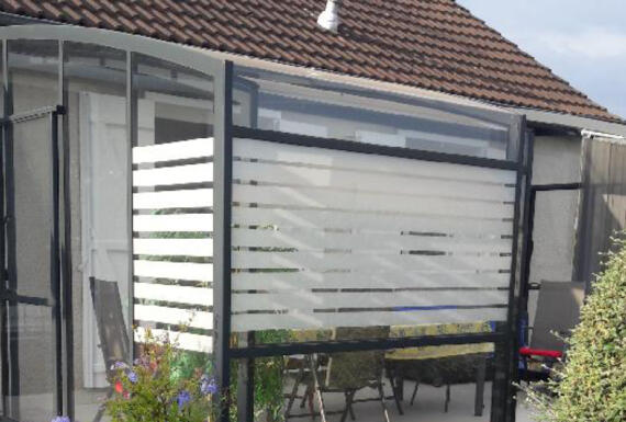 Réalisation d'un abri de terrasse Gustave Rideau à Saint-Doulchard pour Patrice
