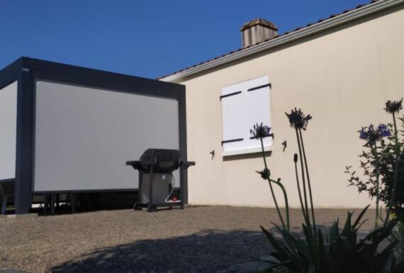 Réalisation d'une pergola Gustave Rideau à Talmont-Saint-Hilaire pour Gérard