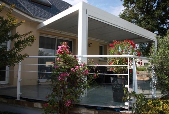 Réalisation d'une pergola Gustave Rideau à Luc-La-Primaube pour Philippe