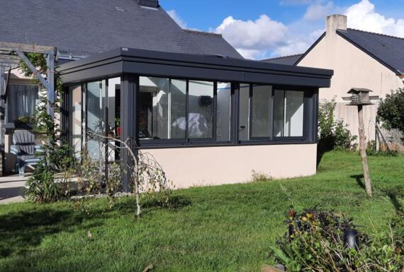 Réalisation d'une véranda Gustave Rideau à Donges pour Soizic