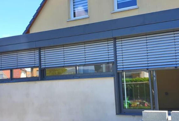 Réalisation d'une véranda Gustave Rideau à Innenheim pour Emmanuel