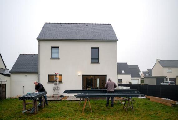 Réalisation d'une pergola Gustave Rideau à Plouhinec pour Christian