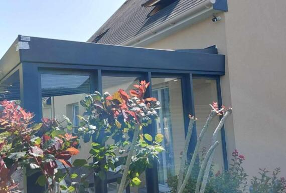 Réalisation d'une pergola Gustave Rideau à Quimperle pour Jean-Michel