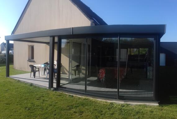 Réalisation d'une pergola Gustave Rideau à Treffendel pour Nicolas