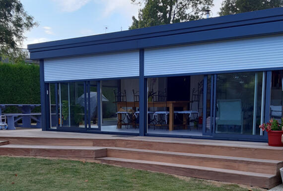 Réalisation d'une véranda Gustave Rideau à Grosbreuil pour Thierry et Christine