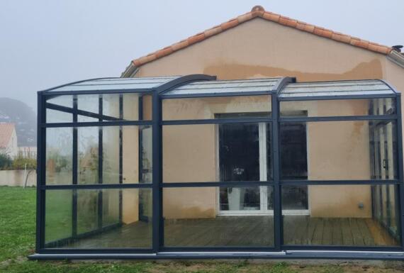 Réalisation d'un abri de terrasse Gustave Rideau à La Plaine-sur-Mer pour Philippe Véronique