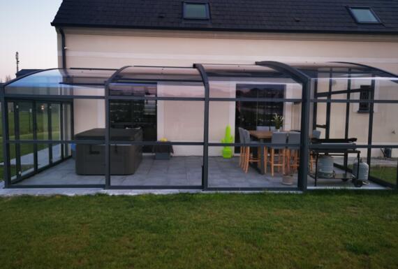 Réalisation d'un abri de terrasse Gustave Rideau à Bonlier pour Olivier
