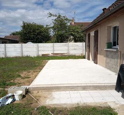 Réalisation d'une véranda Gustave Rideau à La-Ferte-Bernard pour Christian