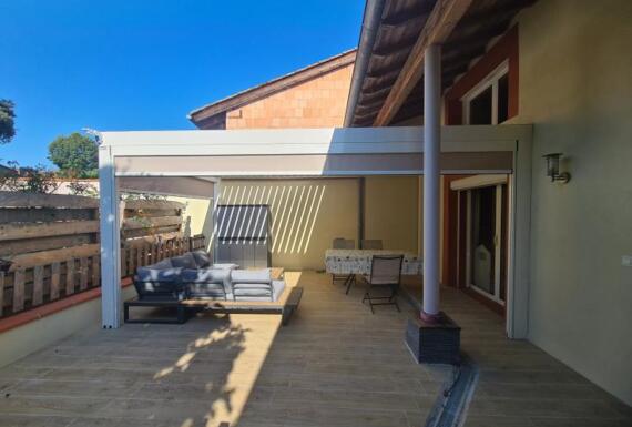Réalisation d'une pergola Gustave Rideau à Montauban pour Damien