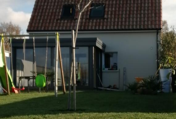 Réalisation d'une véranda Gustave Rideau au May-sur-Evre pour Frank