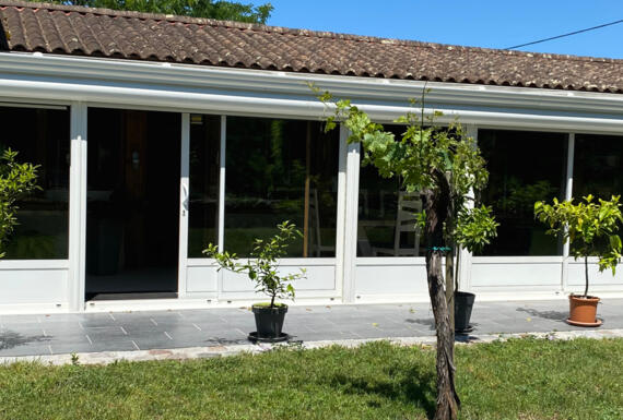 Réalisation d'une véranda Gustave Rideau à Cadaujac pour Sabine