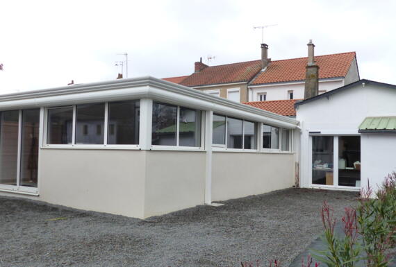 Réalisation d'une véranda Gustave Rideau à La Roche-sur-Yon pour Guy
