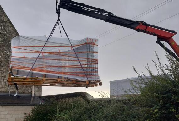 Réalisation d'un abri de piscine Gustave Rideau à Restigne pour Daniel
