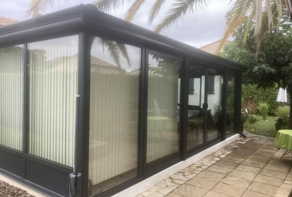 Réalisation d'une véranda Gustave Rideau à Le Cres pour Christiane