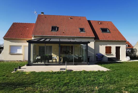 Réalisation d'une véranda Gustave Rideau à Nancray-sur-Rimarde pour Cédric